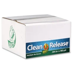 Clean Release 0.94 in. x 60 yards 3 in. Core Painter's Tape - Blue (24/Carton) Tapes & Adhesives