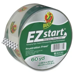 Discount EZ Start 1.88 in. x 60 yards 3 in. Core Premium Packaging Tape - Clear (1-Roll) Tapes & Adhesives