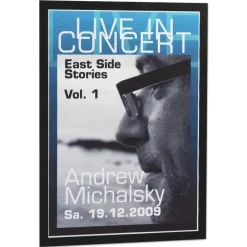 Best DURAFRAME 11 in. x 17 in. Sign Holder - Black Frame (2/Pack) Floor Signs