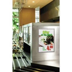 Best DURAFRAME 11 in. x 17 in. Sign Holder - Black Frame (2/Pack) Floor Signs