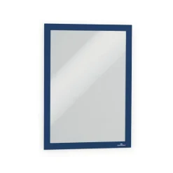 New Infoframe DURAFRAME 9.5 in. x 12 in. Self Adhesive Double Sided Sign Holder - Dark Blue Frame (2/Pack) Office Furniture & Lighting