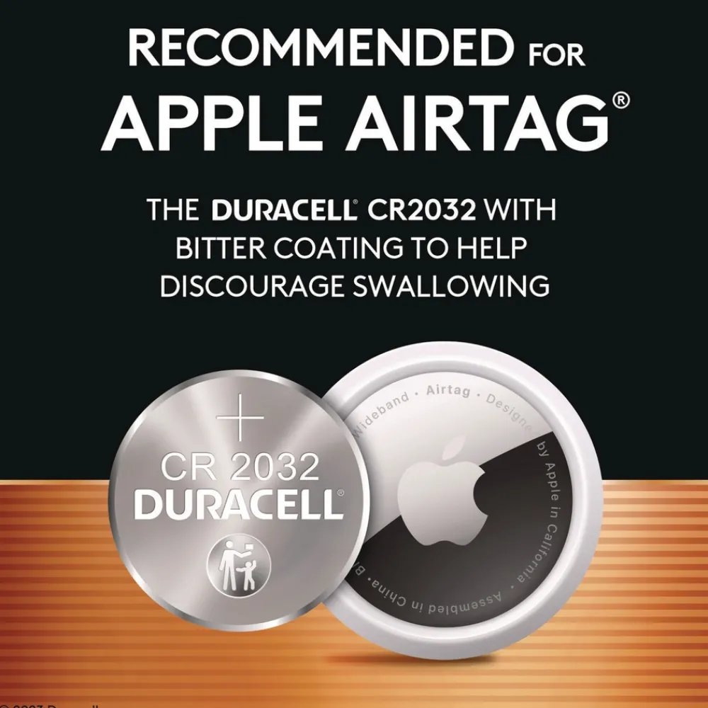 Sale 2032 Lithium Coin Batteries with Bitterant (6/Box) Office Electronics & Batteries