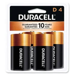 CopperTop Alkaline D Batteries (4/Pack) Battery And Electrical Testers