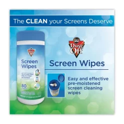 Online 5 in. x 7 in. Cloth Premoistened Monitor Cleaning Wipes - White Cleaning & Janitorial Supplies