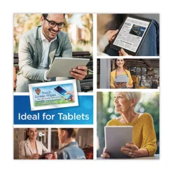 Online 1 Jar, 200 Individual 5 in. x 7-3/4 in. Touch Screen Wipe Packets Cleaning & Janitorial Supplies