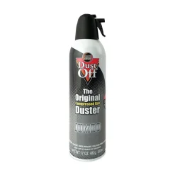 Sale 17 oz. Can Disposable Compressed Air Duster (2/Pack) Office Accessories