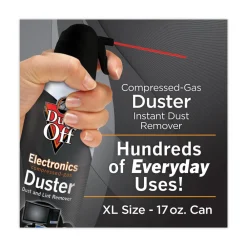 Sale 17 oz. Can Disposable Compressed Air Duster (2/Pack) Office Accessories