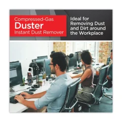 Sale 17 oz. Can Disposable Compressed Air Duster (2/Pack) Office Accessories