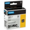 Best 0.5 in. x 18 ft. Rhino Permanent Vinyl Industrial Label Tape - White/Black Print Labels & Label Makers
