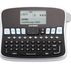 Sale LabelManager 360D 2.8 in. x 7.76 in. x 5.9 in. 2 Lines Label Maker Labels & Label Makers
