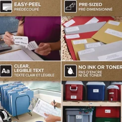 Hot LabelWriter 1.4 in. x 3.5 in. Address Labels - White (2/Box) Labels & Label Makers