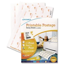 Online Printable Postage Stamp Sheets - White (192/Pack) Labels & Label Makers