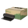 Discount 40 in. x 46 in. 45 gal. 1.65 mil Linear Low Density Recycled Can Liners - Black (100/Carton) Trash & Waste Bins