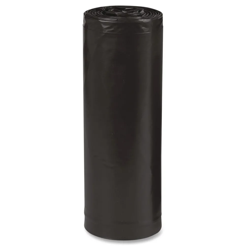 Discount 40 in. x 46 in. 45 gal. 1.65 mil Linear Low Density Recycled Can Liners - Black (100/Carton) Trash & Waste Bins