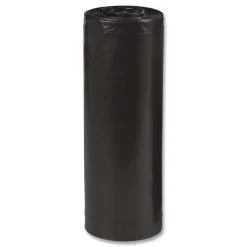 Best 33 in. x 39 in. 33-Gallon 1.65 mil. Linear Low Density Recycled Can Liners - Black (100/Carton) Trash & Waste Bins