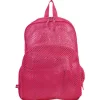 Outlet 12 in. x 5 in. x 18 in. Polyester Mesh Backpack Fits Devices Up to 17 in. - Clear/English Rose Office Electronics & Batteries