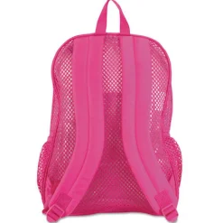 Outlet 12 in. x 5 in. x 18 in. Polyester Mesh Backpack Fits Devices Up to 17 in. - Clear/English Rose Office Electronics & Batteries