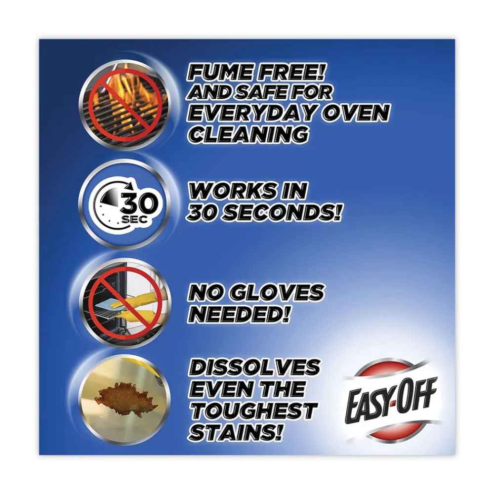 Online 14.5 oz. Aerosol Spray Fume-Free Oven Cleaner - Lemon Scent (12/Carton) Cleaning & Janitorial Supplies