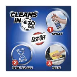 Online 14.5 oz. Aerosol Spray Fume-Free Oven Cleaner - Lemon Scent (12/Carton) Cleaning & Janitorial Supplies