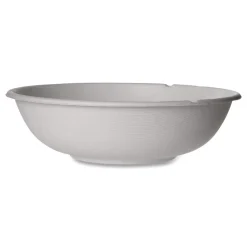 32 oz. Vanguard Renewable and Compostable Sugarcane Bowls - White (400/Carton) Tabletop And Serveware