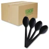 Best EP-S113 6 in. 100 Percent Recycled Content Spoon - Black (1000/Carton) Tabletop And Serveware