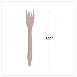 New General Purpose Fork Wood Cutlery - Natural (500/Carton) Tabletop And Serveware
