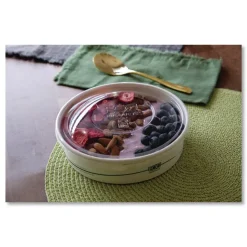 GreenStripe 7.28 in. Diameter x 2.48 in. 32 oz. Paper Food Containers - White (300/Carton) Tabletop And Serveware