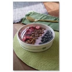 GreenStripe 7.28 in. Diameter x 2.48 in. 32 oz. Paper Food Containers - White (300/Carton) Tabletop And Serveware