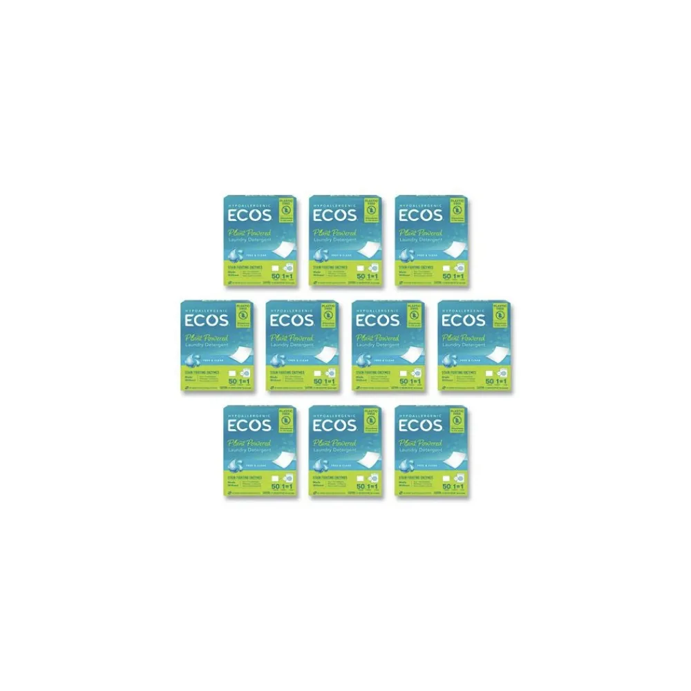 Best 953710CT Liquidless Laundry Detergent Sheets - Free and Clear (10/Carton) Cleaning & Janitorial Supplies