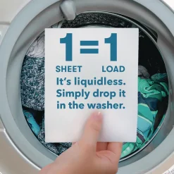 Best 953710CT Liquidless Laundry Detergent Sheets - Free and Clear (10/Carton) Cleaning & Janitorial Supplies