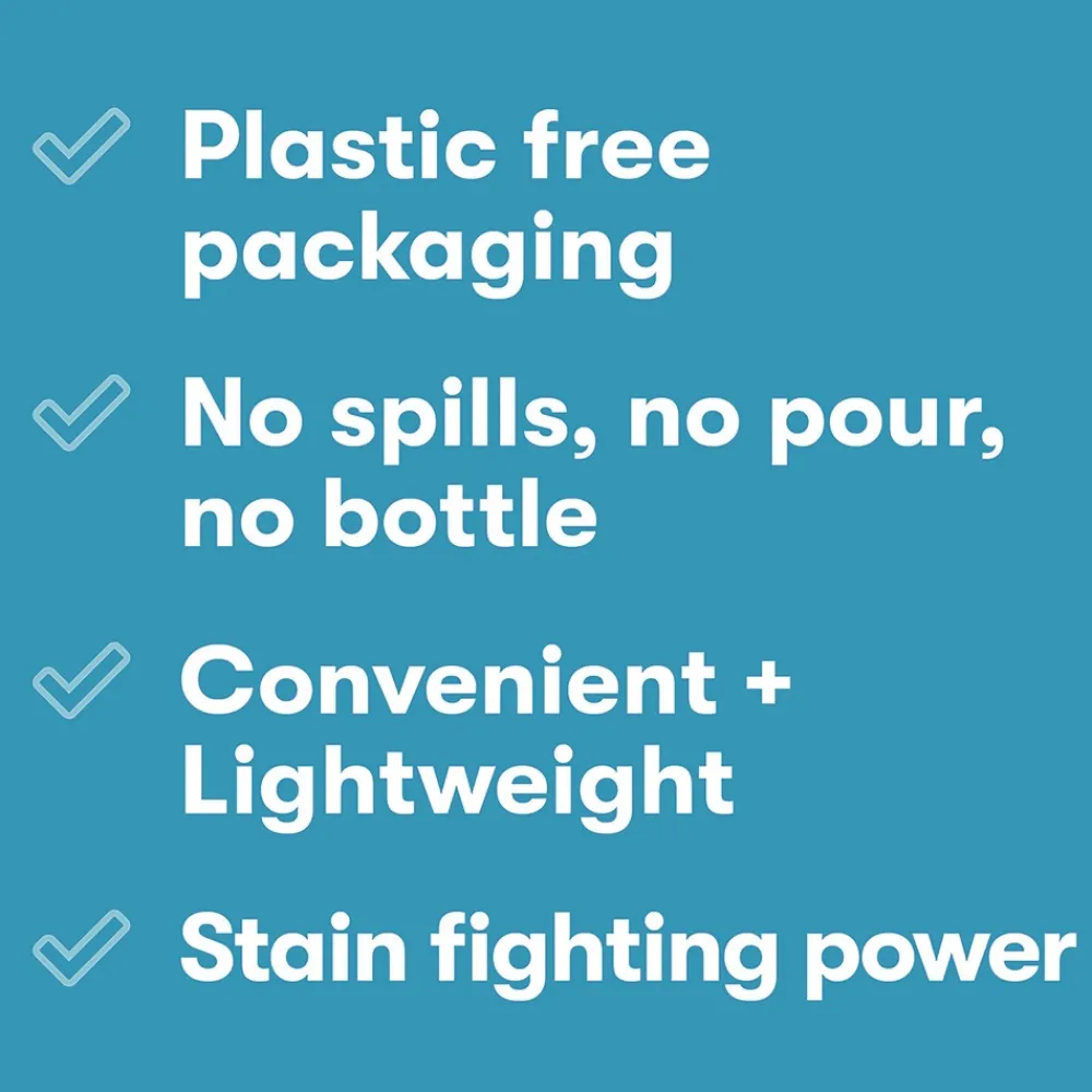 Best 953710CT Liquidless Laundry Detergent Sheets - Free and Clear (10/Carton) Cleaning & Janitorial Supplies