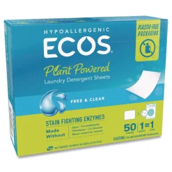 Liquidless Laundry Detergent Sheets - Free and Clear Cleaning & Janitorial Supplies