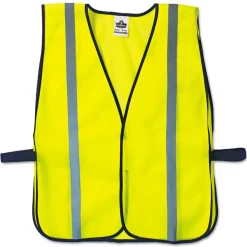 Best GloWear 8020HL Polyester Mesh Safety Vest - One Size Fits All/Lime Safety Vests