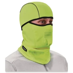 Outlet N-Ferno 6823 One Size Fits Most Fleece Hinged Balaclava Face Mask - Lime Masks