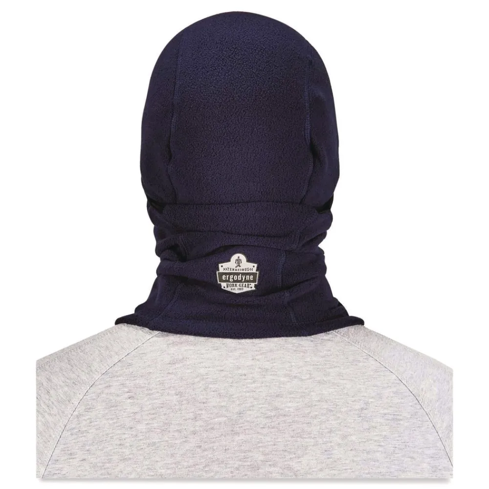 Clearance N-Ferno 6823 One Size Fits Most Fleece Hinged Balaclava Face Mask - Navy Masks
