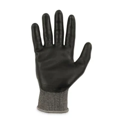Clearance ProFlex 7072 ANSI A7 Nitrile-Coated CR Gloves, Gray, Large, 12 Pairs/Pack Work Gloves