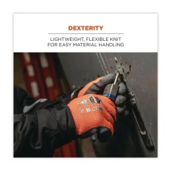Sale ProFlex 7401 Coated Lightweight Winter Gloves - X-Large Orange (1-Pair) Work Gloves