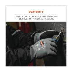 ProFlex 7501 Coated Waterproof Winter Gloves - Large Gray (1-Pair) Work Gloves