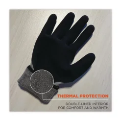 ProFlex 7501 Coated Waterproof Winter Gloves - Large Gray (1-Pair) Work Gloves
