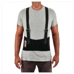 Proflex 1650 Economy Elastic Back Support (2x-Large/ Black) Office Furniture & Lighting