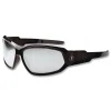Hot Skullerz Loki Nylon/Polycarb Safety Glasses/Goggles - Black Frame/Indoor/Outdoor Lens Eye Protection