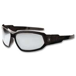 Hot Skullerz Loki Nylon/Polycarb Safety Glasses/Goggles - Black Frame/Indoor/Outdoor Lens Eye Protection