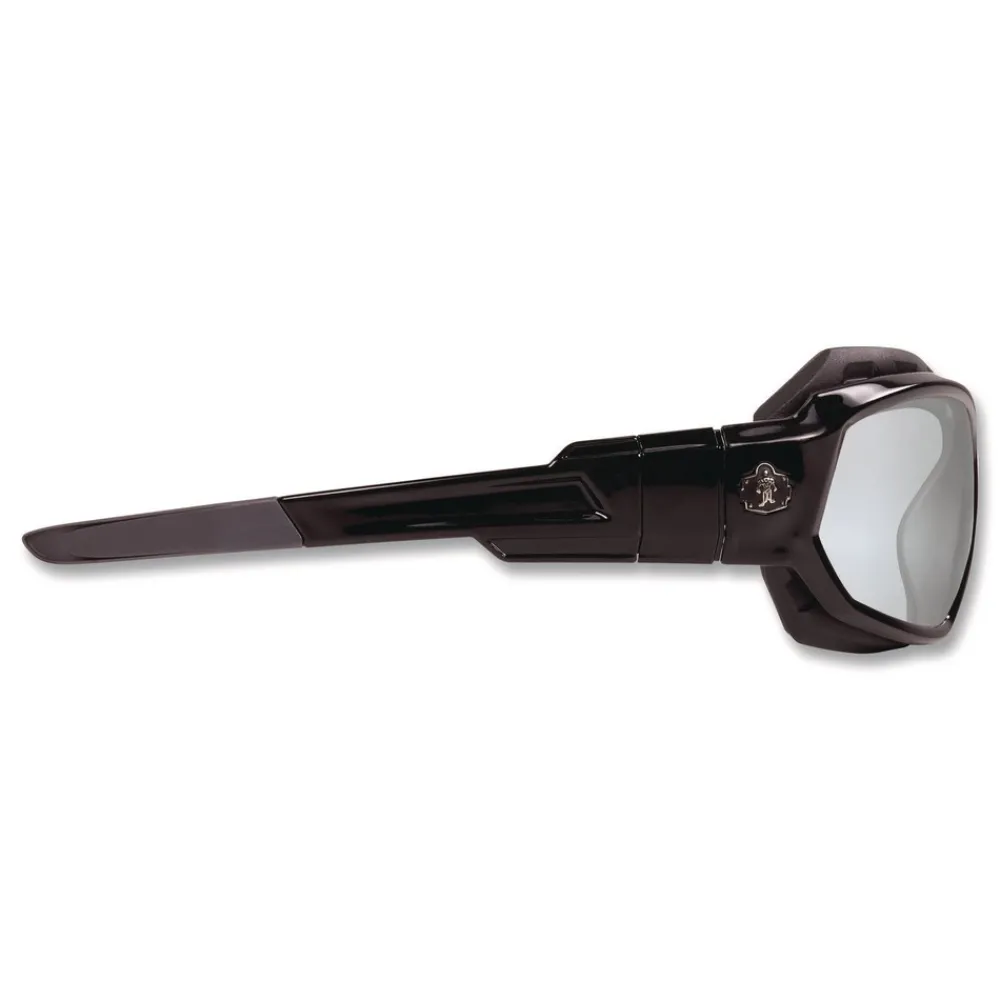 Hot Skullerz Loki Nylon/Polycarb Safety Glasses/Goggles - Black Frame/Indoor/Outdoor Lens Eye Protection