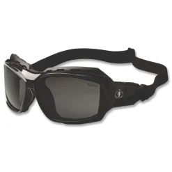 Outlet Skullerz Loki Nylon/Polycarb Safety Glasses/Goggles - Black Frame/Smoke Lens Eye Protection