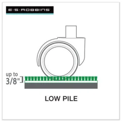 46 x 60 Natural Origins Chair Mat for Carpet - Clear Office Furniture & Lighting