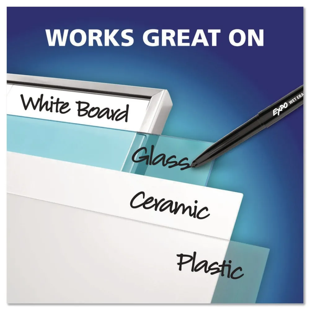 New Fine Bullet Tip Wet Erase Marker - Blue (1-Dozen) Pens, Pencils & Markers