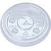 Online Kal-Clear/Nexclear X-Style Straw Slot/Flavor Buttons Plastic Drink Cup Lids Fits 9 oz. to 10 oz. Cold Cups - Clear (2500/Carton) Tabletop And Serveware