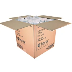 Online Kal-Clear/Nexclear X-Style Straw Slot/Flavor Buttons Plastic Drink Cup Lids Fits 9 oz. to 10 oz. Cold Cups - Clear (2500/Carton) Tabletop And Serveware