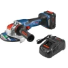 Online Factory Reconditioned PROFACTOR 18V Spitfire X-LOCK Connected-Ready 5 - 6 in. Cordless Angle Grinder Kit with Slide Switch (8.0 Ah) Angle Grinders