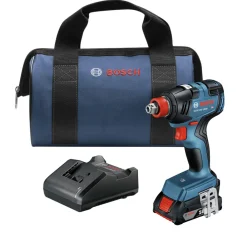 Outlet Factory Reconditioned 18V EC Brushless Lithium-Ion 1/4 in. and 1/2 in. Cordless 2-in-1 Bit/Socket Impact Driver Kit (2 Ah) Impact Drivers|Impact Drivers